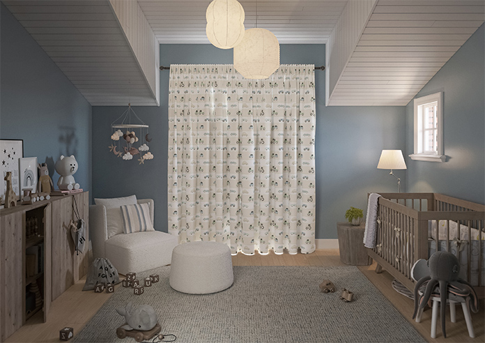 Brum Brum, Stone - Made to Measure Curtains - Image 15